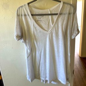 Free people white tshirt size S